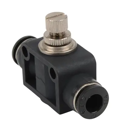 Flow Control, 1/4" Press-in x 1/4" Press-in