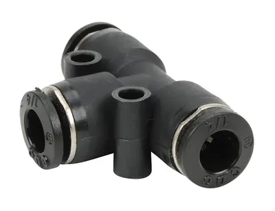 Tee, 1/4" Press-in x 1/4" Press-in