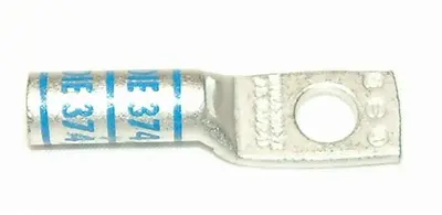 Compression Lug Connector, 6 gauge, 1/4 stud hole